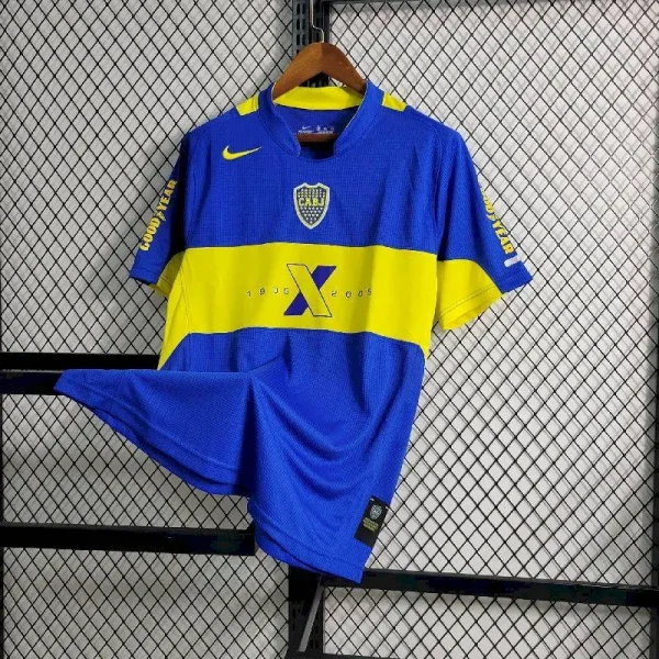 Boca Juniors 2005 100th Anniversary Edition Retro Jersey