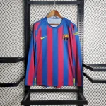 Barcelona 2005/2006 Home UCL Edition Long Sleeves Retro Jersey