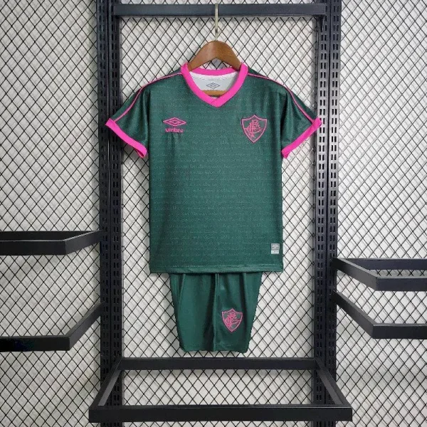 Fluminense 2023/24 Third Kids Jersey And Shorts Kit