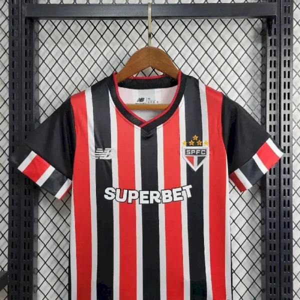 Sao Paulo 2024/25 Away Kids Jersey And Shorts Kit