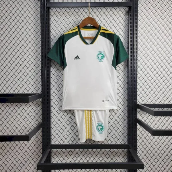 Saudi Arabia 2024/25 Away Kids Jersey And Shorts Kit