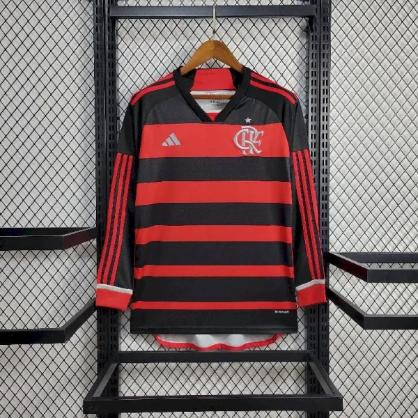 Flamengo 2024/25 Home Long Sleeves Jersey